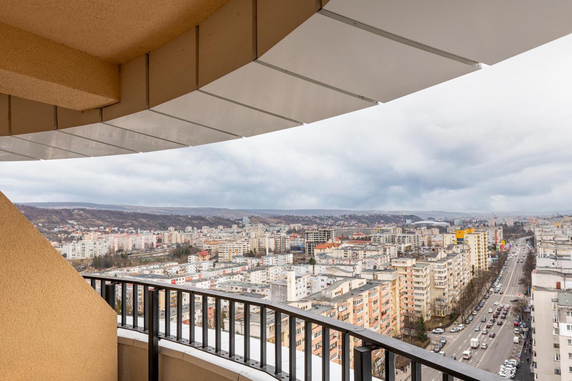 Boudoir Apartment City Tower - 15Th Floor Cluj-Napoca Exterior foto