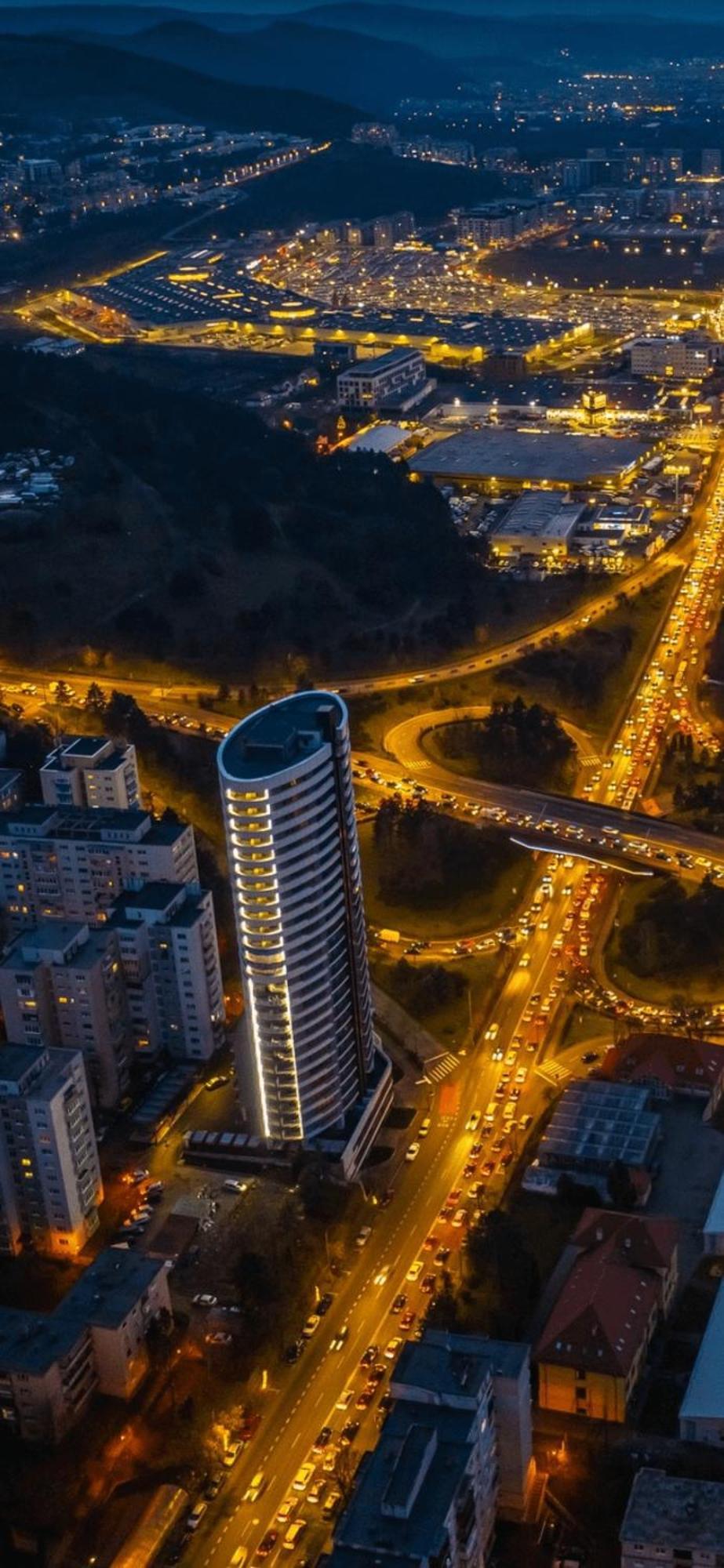 Boudoir Apartment City Tower - 15Th Floor Cluj-Napoca Exterior foto